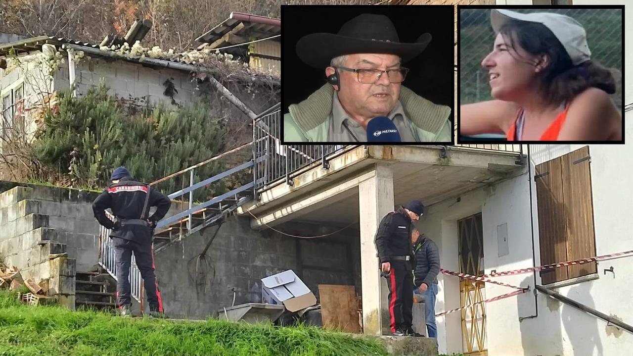 La casa di San Martino di Polinago sequestrata dai carabinieri e, nei riquadri, Domenico Lanza e Daniela Ruggi