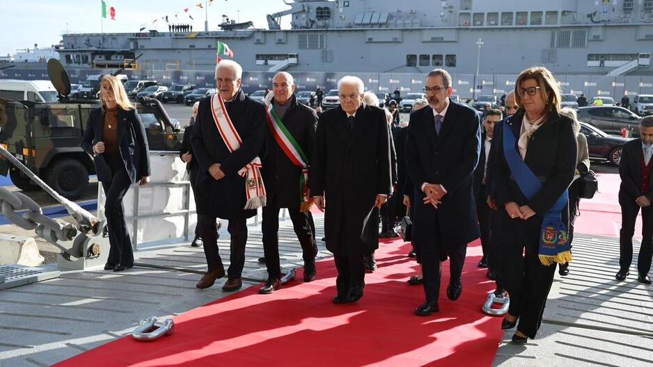 Mattarella a Livorno (foto Franco Silvi)