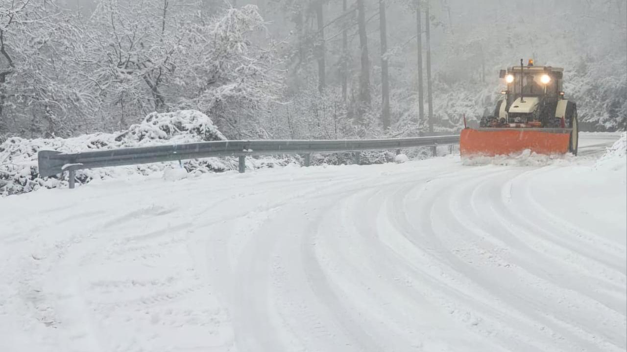 8 dicembre: neve sul Monte Amiata (foto Gabriele Ruffoli)