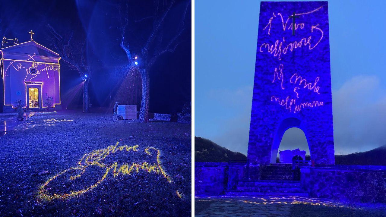 I simboli di Sant’Anna di Stazzema resteranno accesi per tutte le festività natalizie