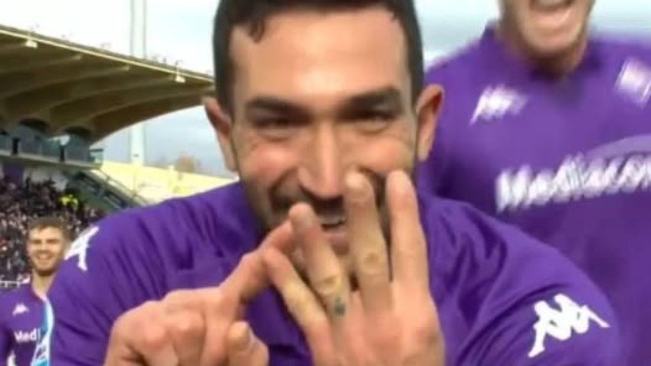 La dedica di Danilo Cataldi dopo il gol al Cagliari