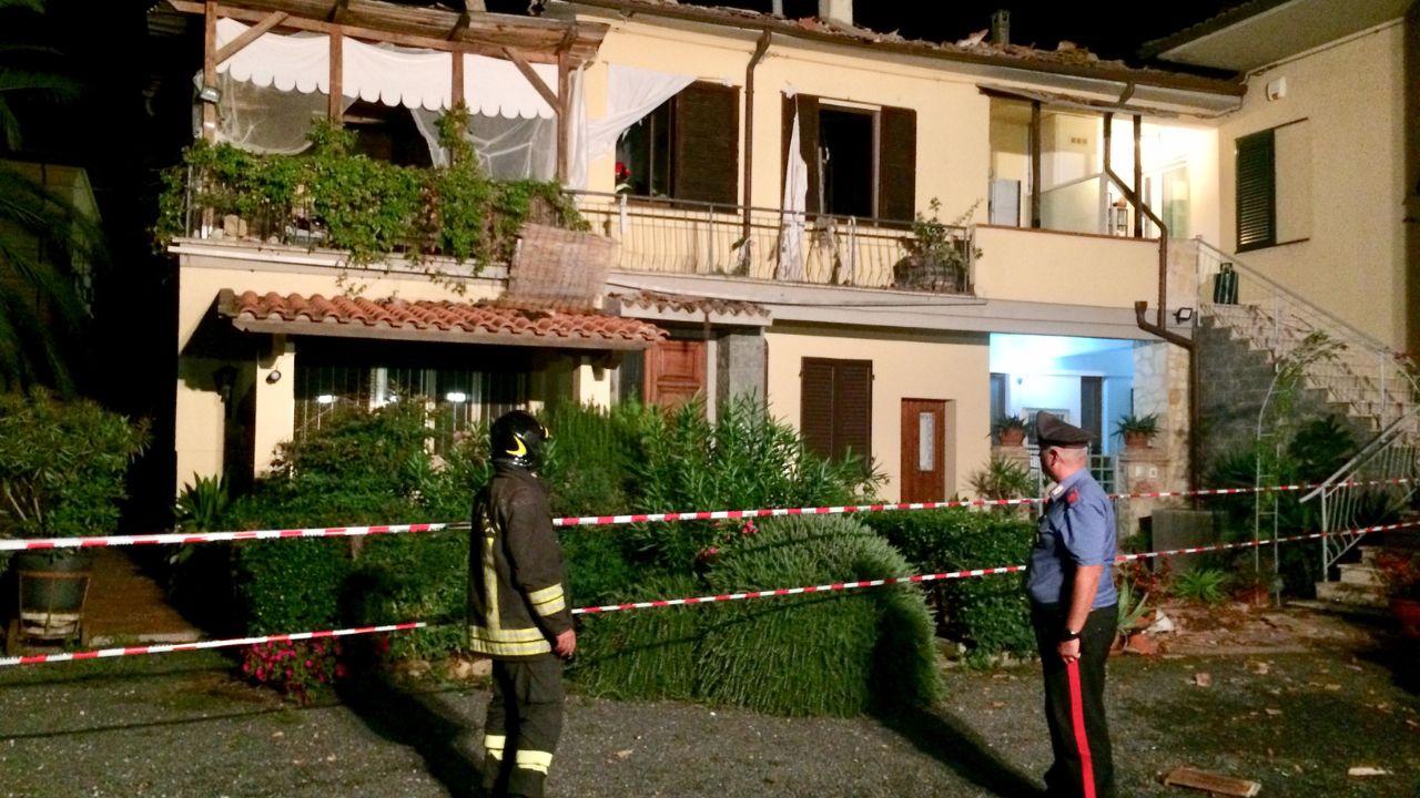 La villetta alla California esplosa il 22 settembre del 2019 la notte della deflagrazione