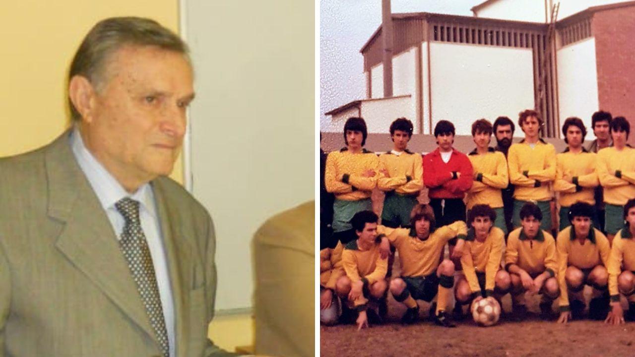 Unprio piano di Luigi Calzolari e lui il primo in piedi da sinistra