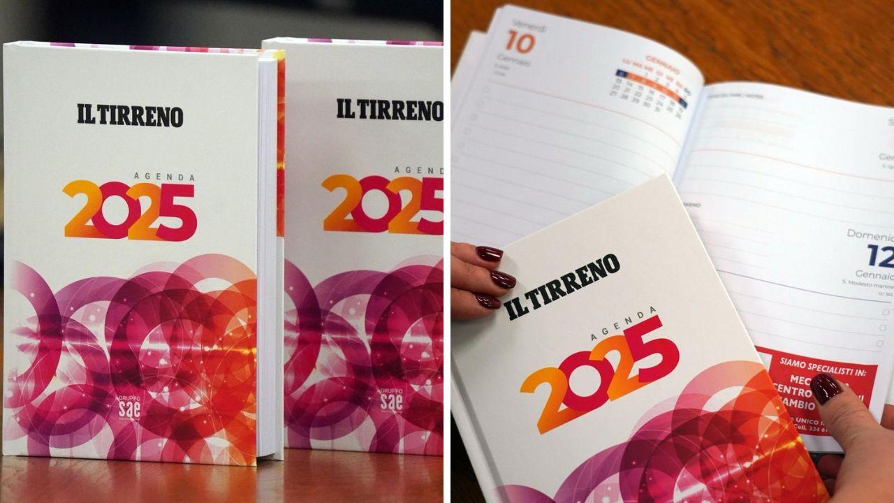 
	La nuova agenda del Tirreno per l'anno 2025&nbsp; (foto Franco Silvi)

