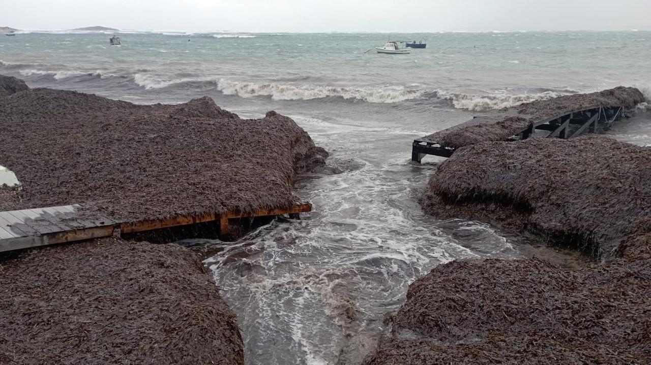 San Vero Milis il pontile di Sa Marigosa danneggiato