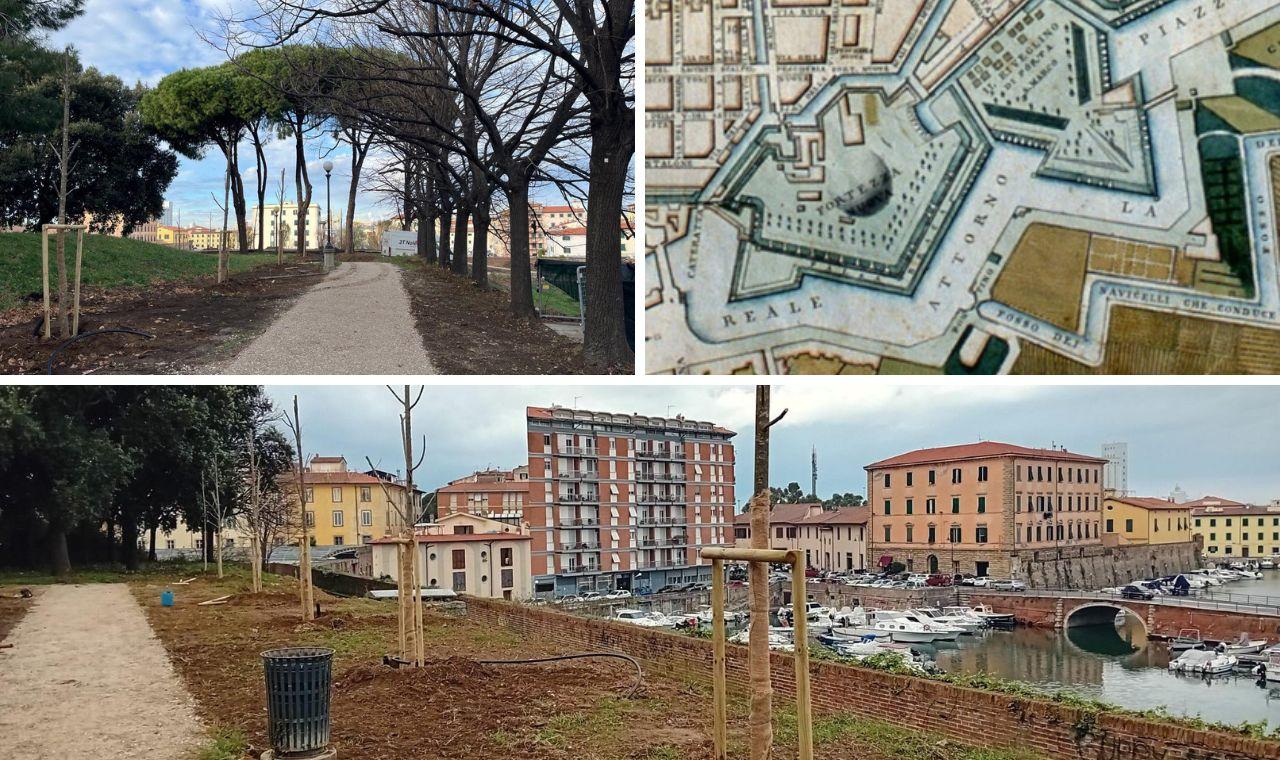 Livorno, passeggiar in Fortezza Nuova come nel ’700 «Ecco come sarà il parco dopo i lavori»