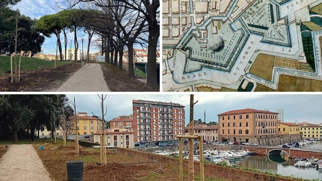 Livorno, passeggiar in Fortezza Nuova come nel ’700 «Ecco come sarà il parco dopo i lavori»