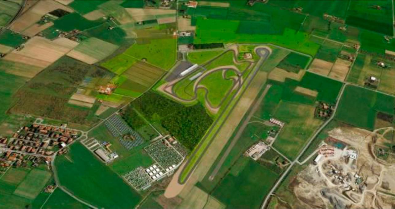 
	Il progetto del nuovo cicuito con il "chilometro lanciato"

