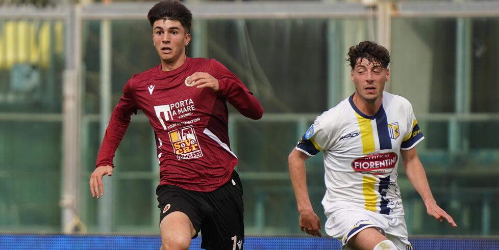 Niccolò Nardi con la maglia del Livorno (foto Franco Silvi)