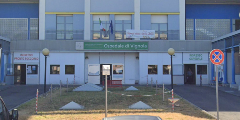 
	L'ospedale di Vignola, dove il 32enne &egrave; stato arrestato

