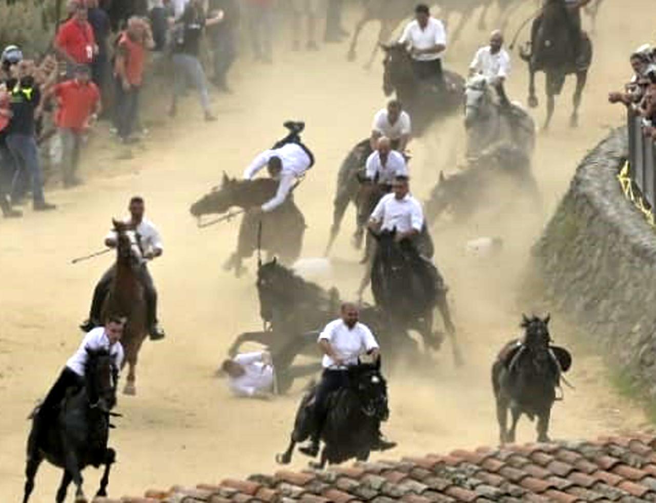 
	La caduta del luglio scorso all'Ardia di Sedilo

