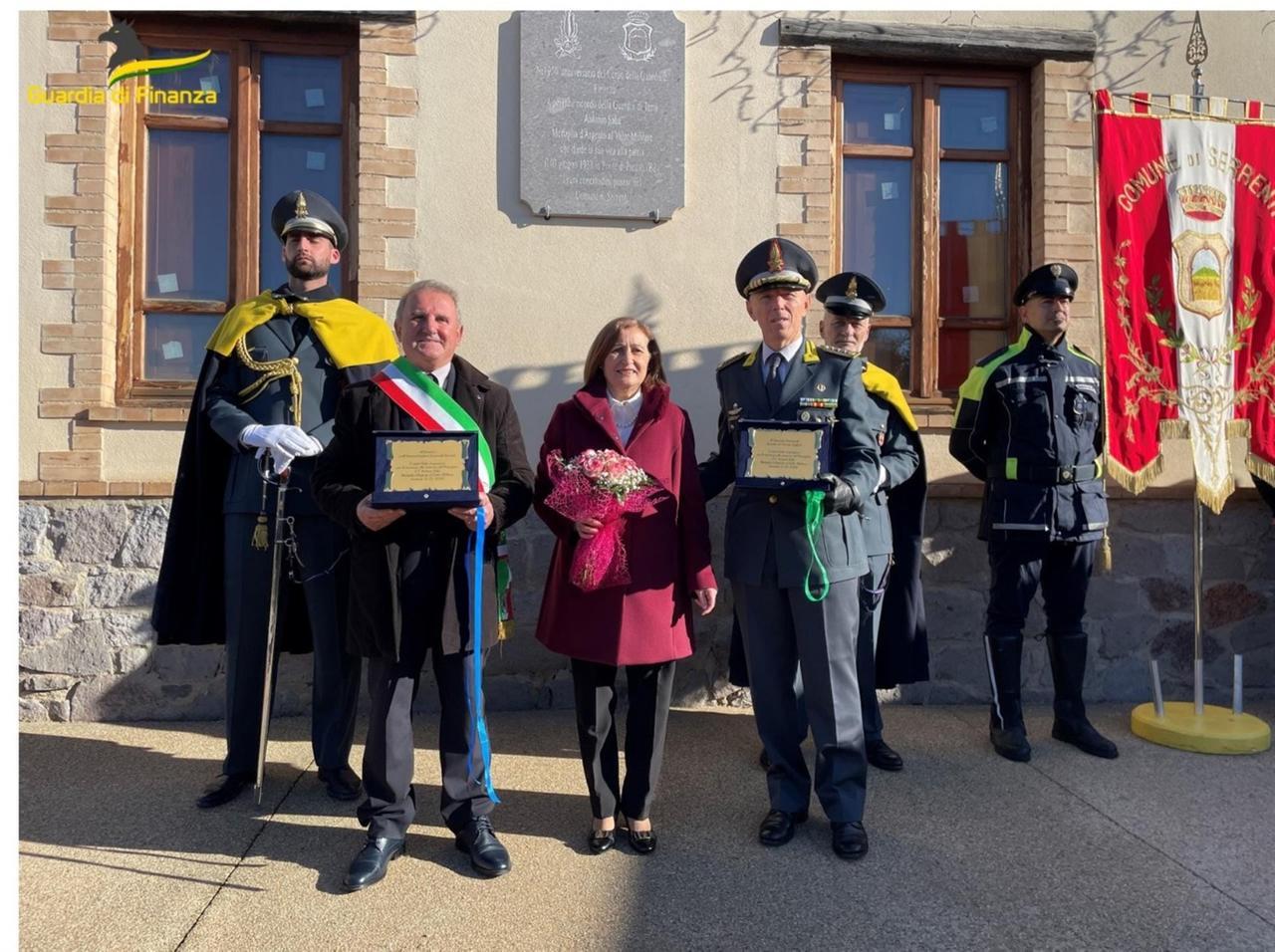 Ferito a morte da due contrabbandieri: targa ricordo del finanziere Antonio Saba