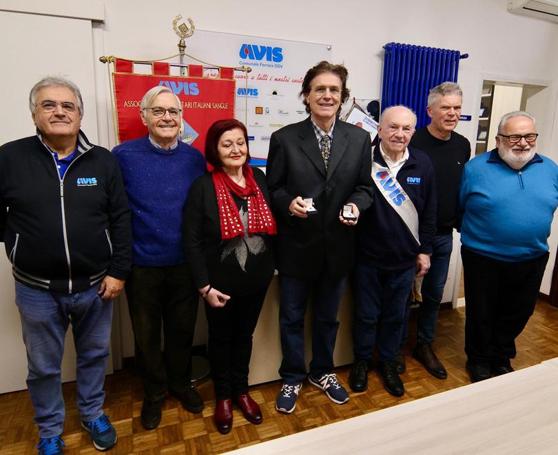 Ferrara, consegnate nuove medaglie al donatore Avis derubato<br>
