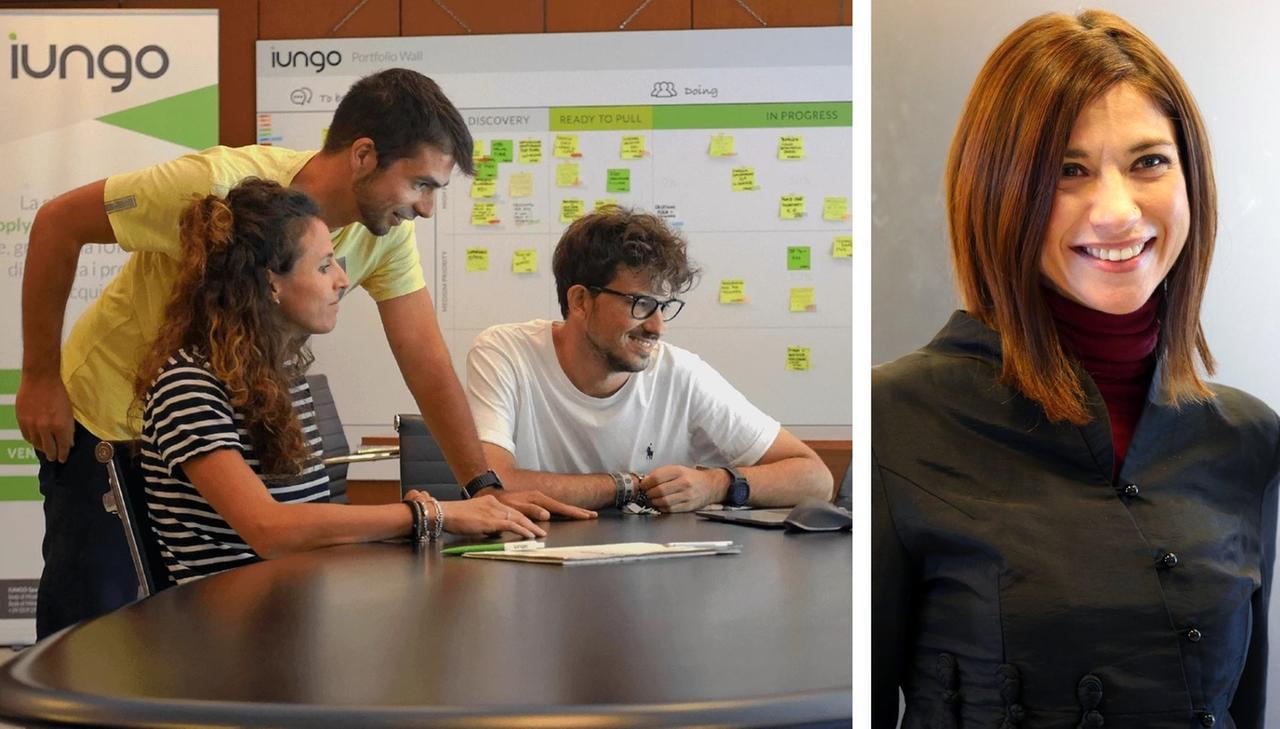 
	A destra Alessandra Sportelli, Head of People di&nbsp;Iungo

