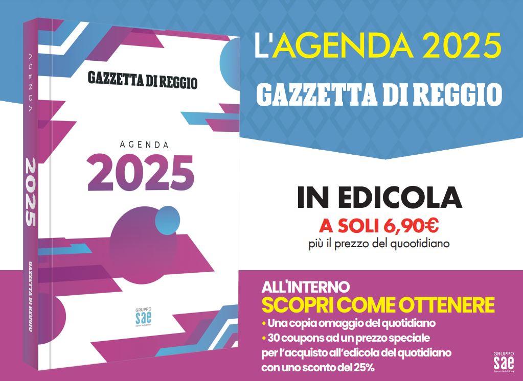 In edicola l’agenda del Gazzetta di Reggio e la promozione esclusiva per i lettori