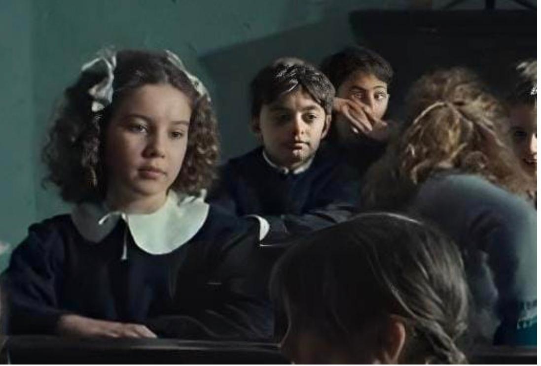 Iris Ferrari, 13enne di Cavriago,  nel film di Cristina Comencini