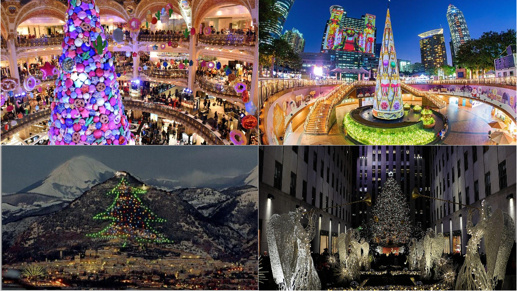 Ecco i dieci alberi di Natale più alti al mondo