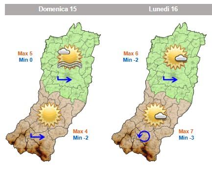 Meteo, ancora qualche fiocco poi brinate in arrivo