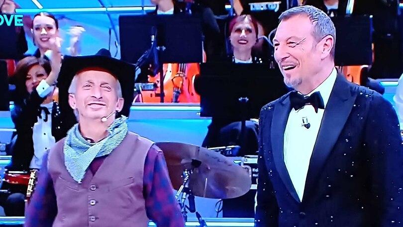 Giuseppe Spinetti con Amadeus