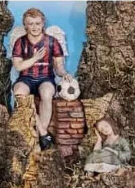 Boccaleone, il calciatore Denis Bergamini diventa un angelo nel presepe<br type="_moz" />
