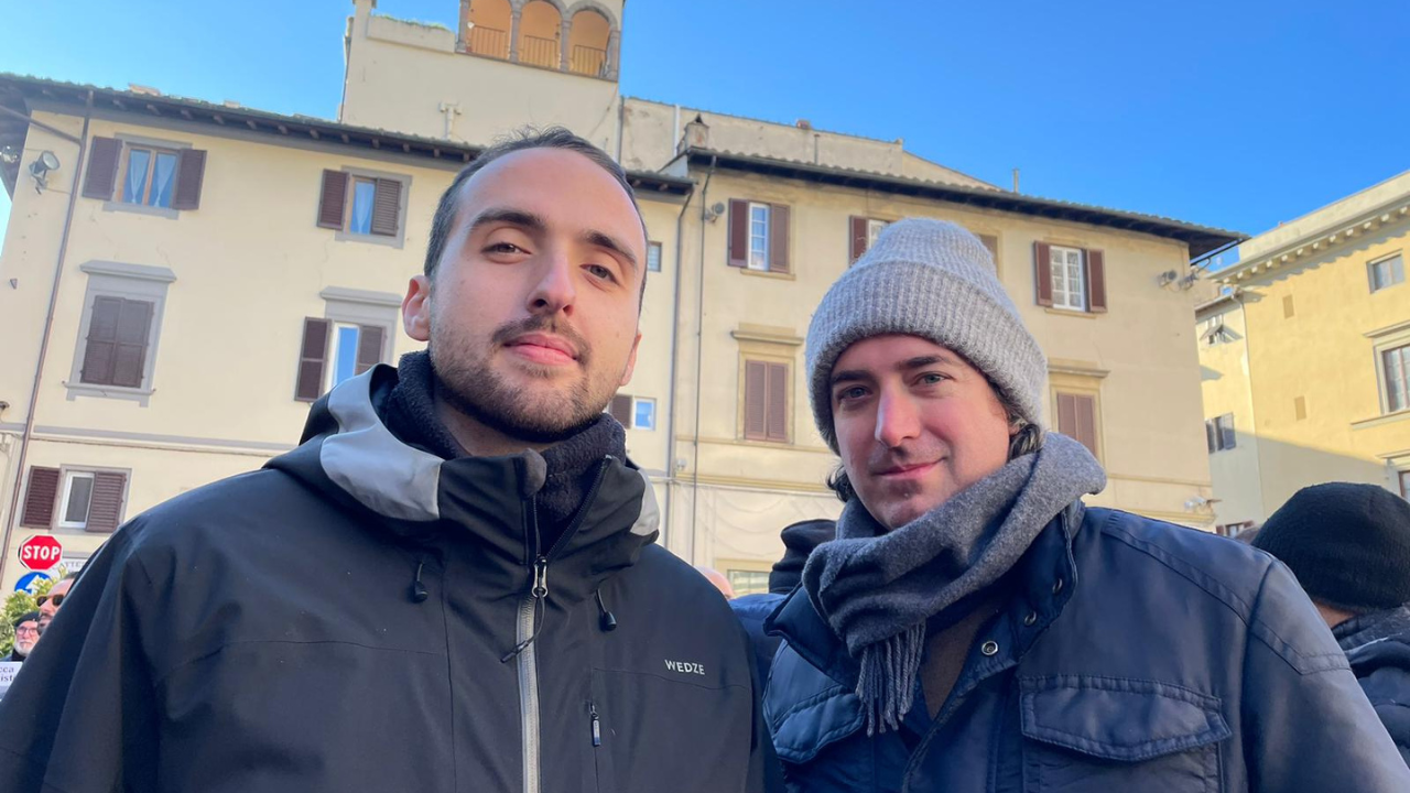 Giacomo Seriacopi (a destra) e Jacopo Falchetti