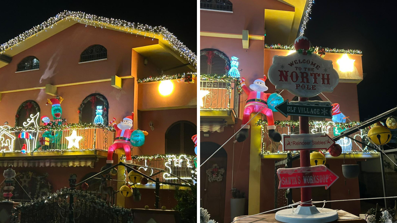 Gli addobbi della casa vestita a festa per Natale