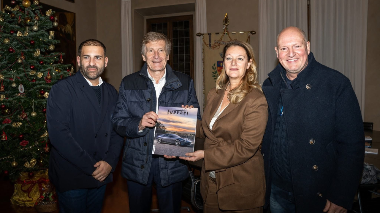 Thierry Boutsen ricevuto in Comune dalla sindaca Ilaria Bugetti