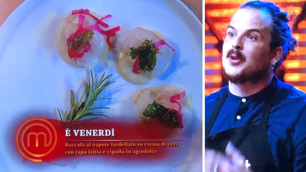 Giulio e il piatto presentato