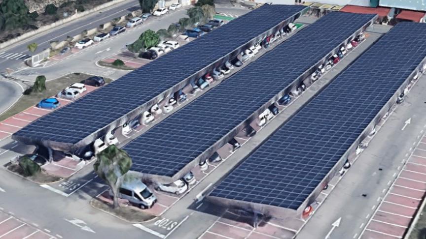Energia, a Olbia pannelli fotovoltaici in 42 parcheggi pubblici