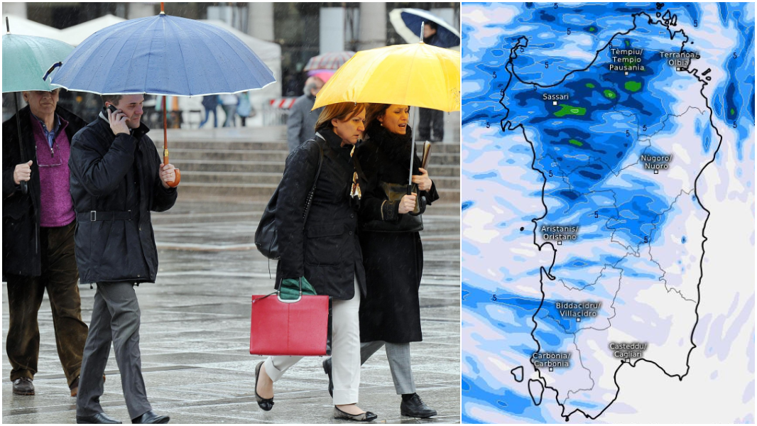 Meteo, nuovo peggioramento sulla Sardegna – LA MAPPA