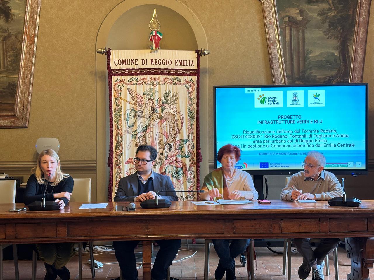 Reggio Emilia, 1, 8 milioni di euro per i lavori nell’area del torrente Rodano