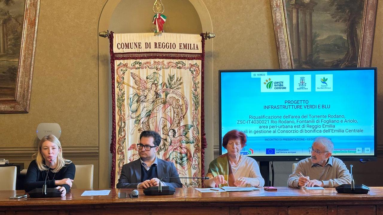 Reggio Emilia, 1, 8 milioni di euro per i lavori nell’area del torrente Rodano