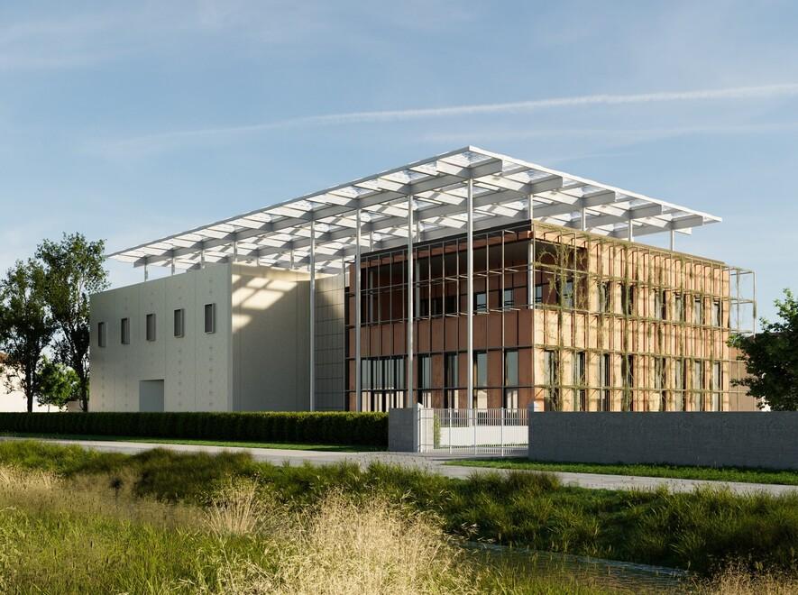 
	Il rendering del nuovo edificio multifunzionale da realizzare nel complesso di via di Campaldo

