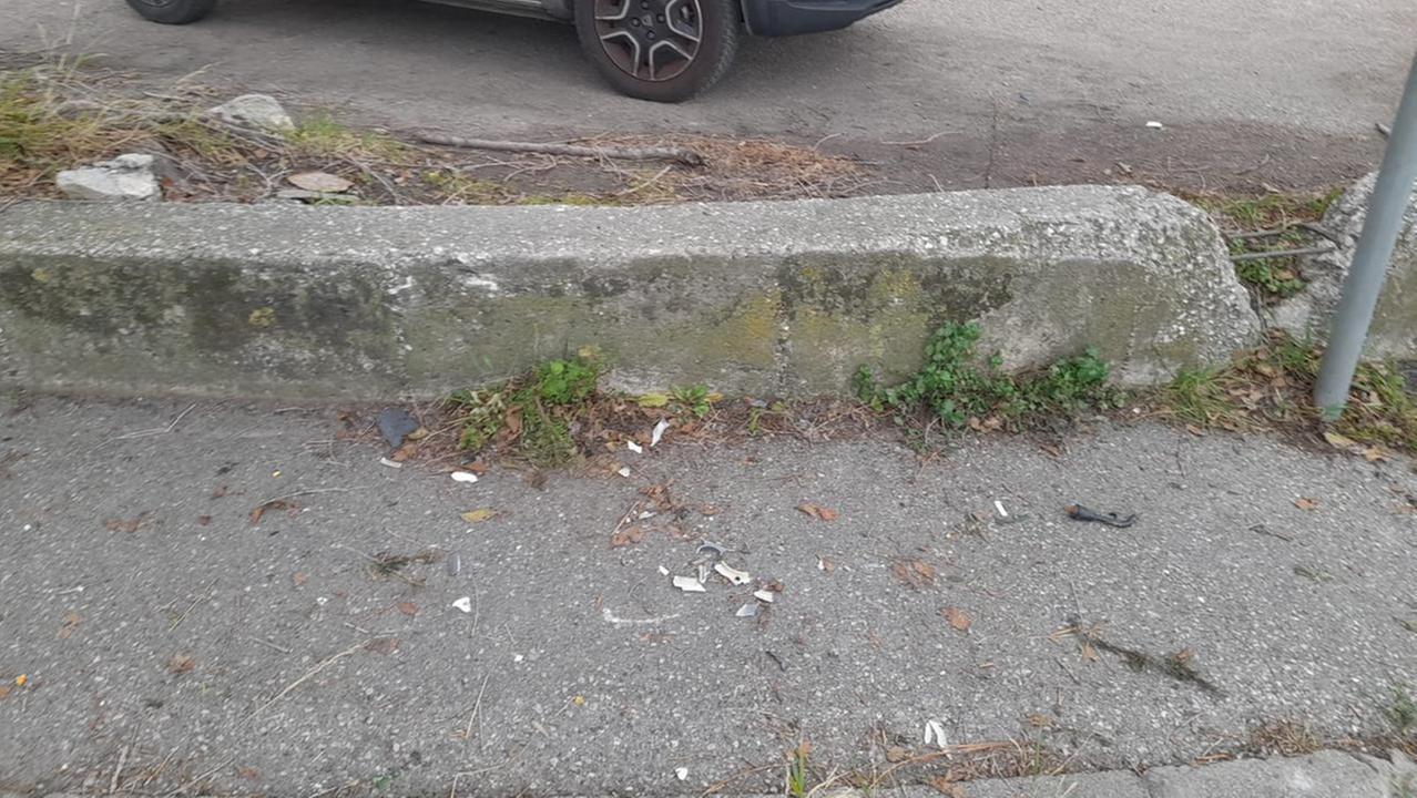 I resti dell'incidente (foto d'archivio)