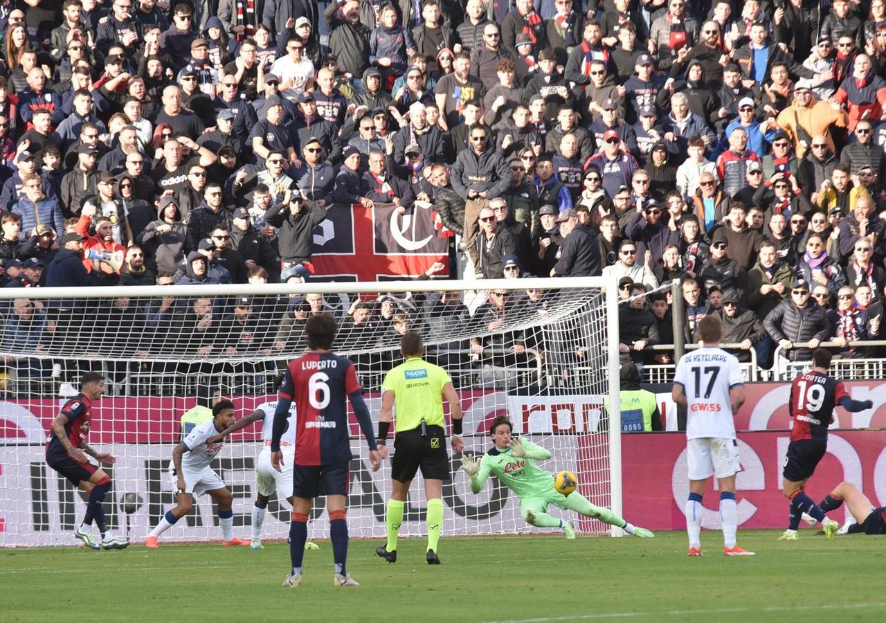 
	Cagliari-Atalanta, il gol di Zaniolo <em>(foto Mario Rosas)</em>


