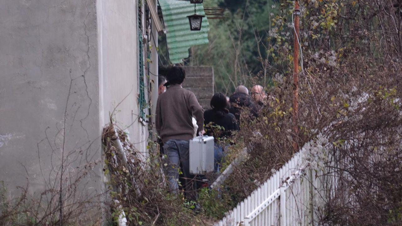 L'edificio in cui è stato trovato il cadavere (foto Cuffaro)