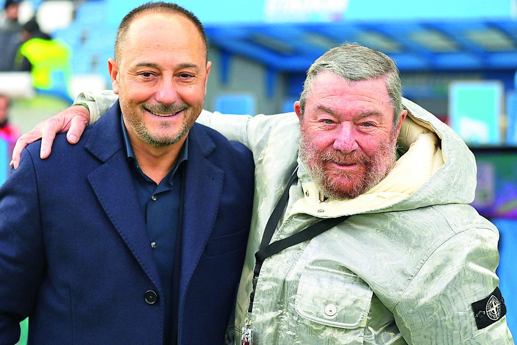 
	I presidenti di Reggiana e Modena, Carmelo Salerno e Carlo Rivetti

