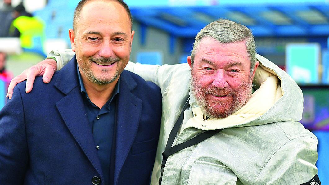 I presidenti di Reggiana e Modena, Carmelo Salerno e Carlo Rivetti