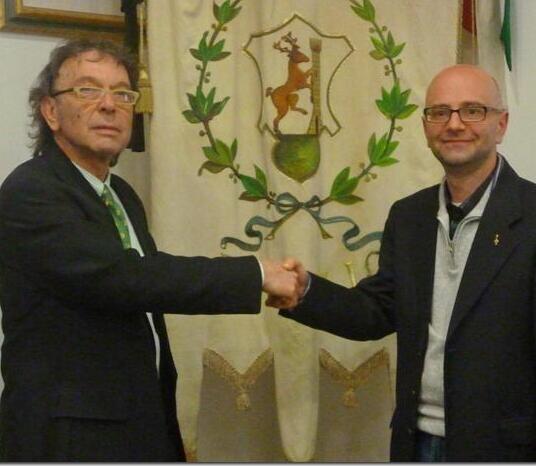 Claudio Gaggini (a sinistra) con Luca Marmo