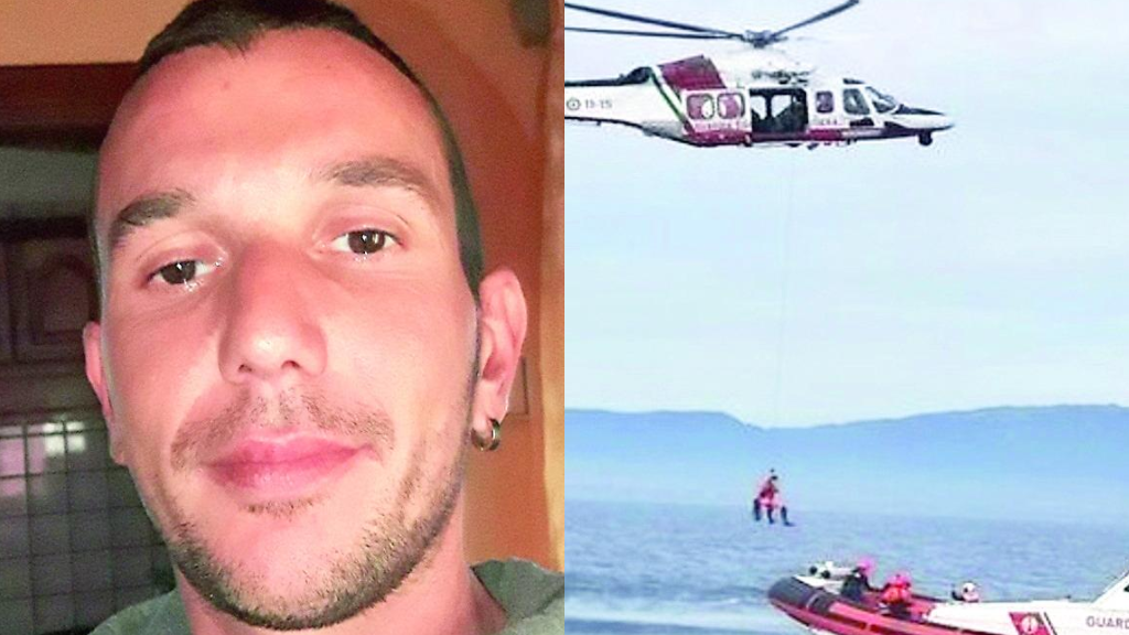 Morte di Davide Calvia, recuperata la barca del naufragio: era finita nelle reti di un motopesca