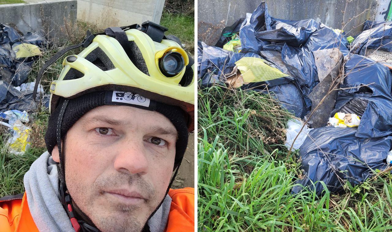 Livorno, Mr Green scova un’altra discarica a cielo aperto vicino all’Aci