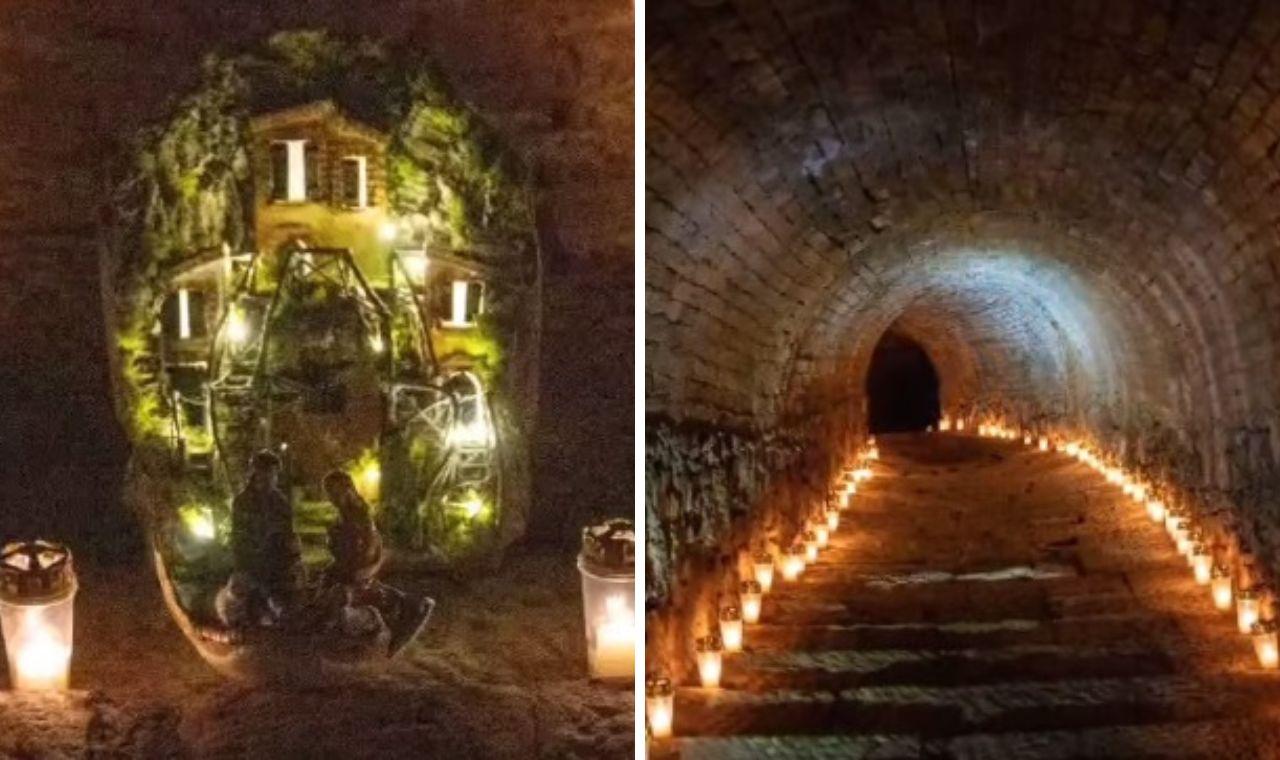 Livorno, nei sotterranei del parco di Villa Rodocanacchi spuntano...i presepi