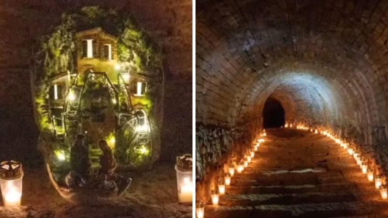 Livorno, nei sotterranei del parco di Villa Rodocanacchi spuntano...i presepi