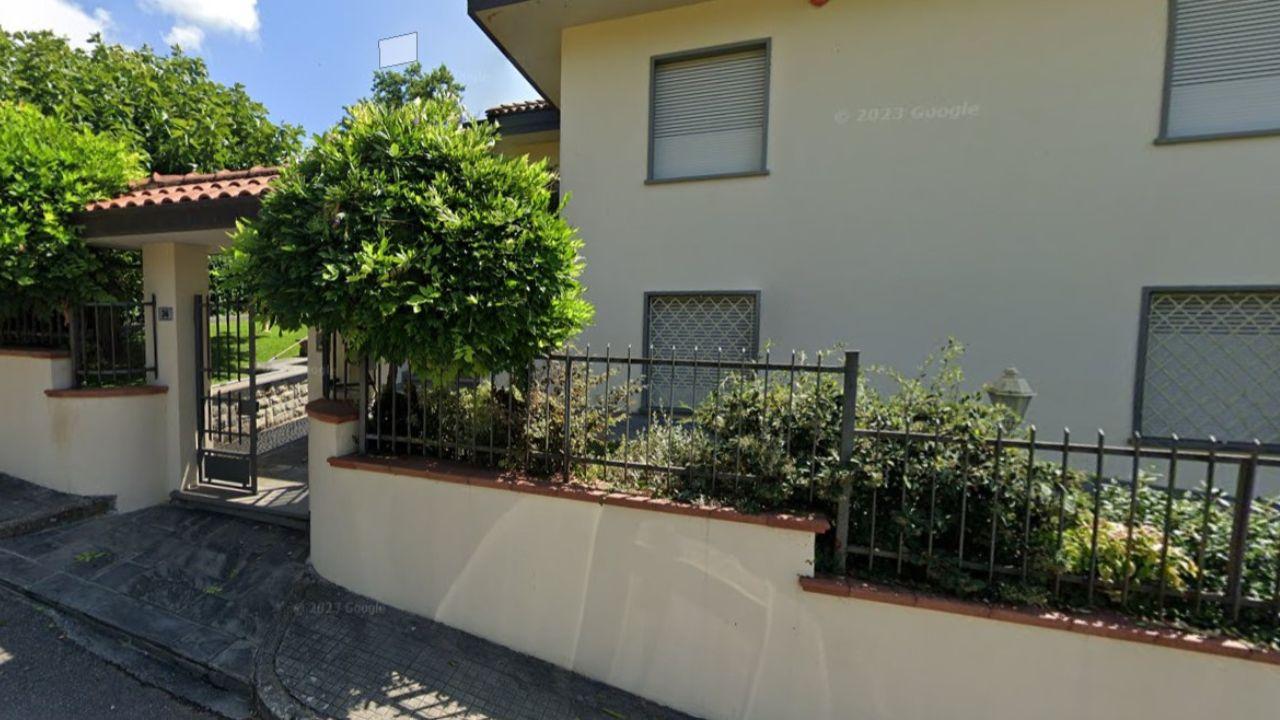 La villa presa di mira dai rapinatori in via Bagnolo di Sopra