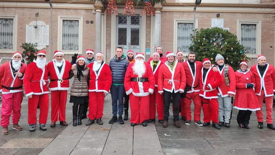 I Babbo Natale motociclisti