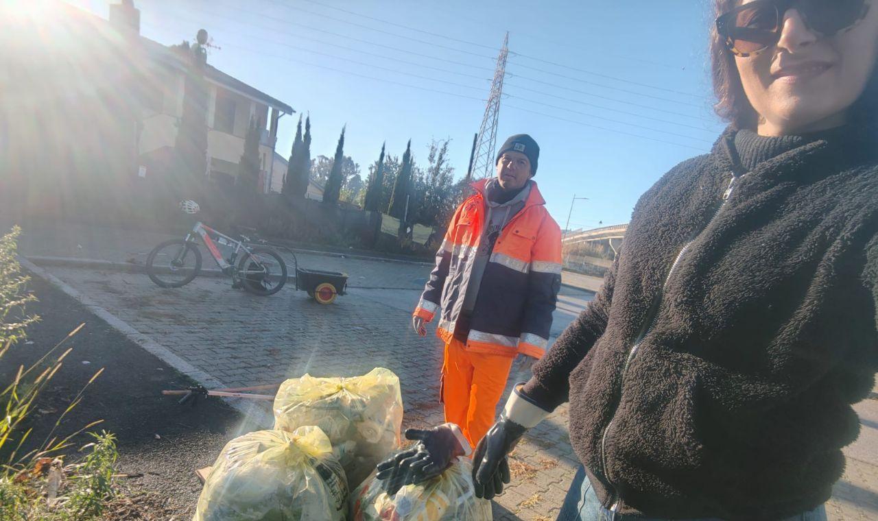 Livorno, ben 18 chili di rifiuti tolti da via di Popogna: complimenti a Mr Green e Azzurra