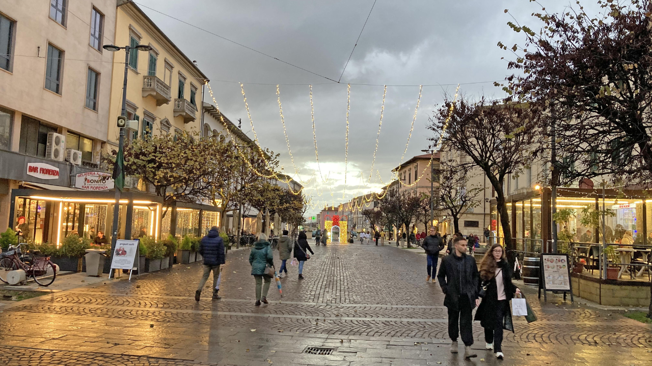 L'area pedonale di corso Matteotti