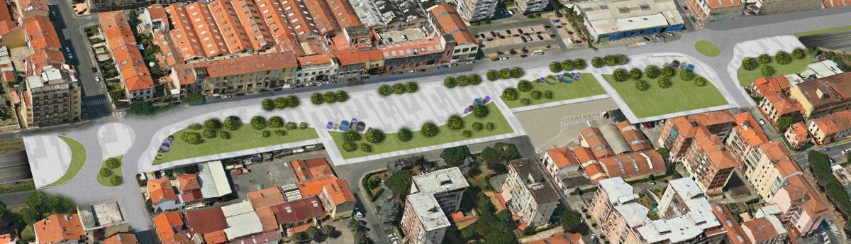 
	Il rendering del progetto del sottopasso del Soccorso

