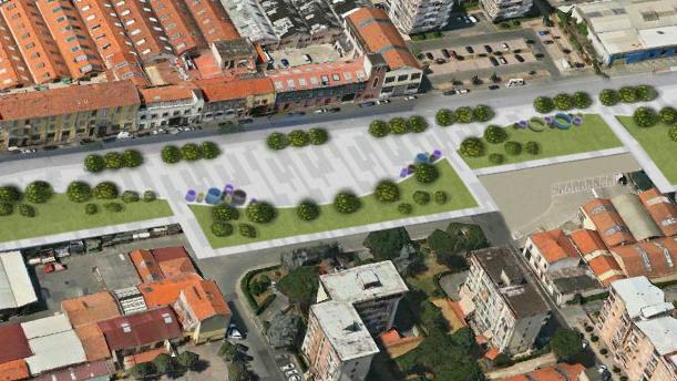 Il rendering del progetto del sottopasso del Soccorso