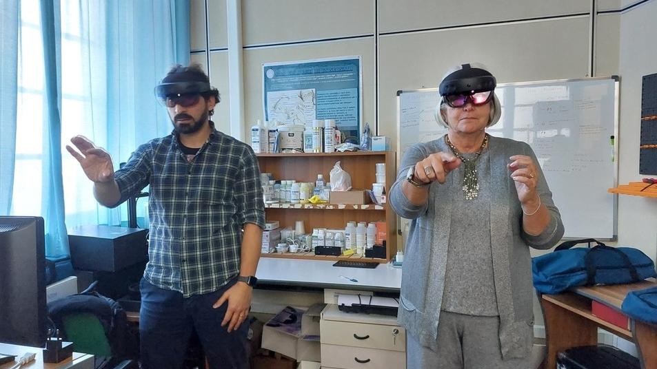 Un momento della lezione